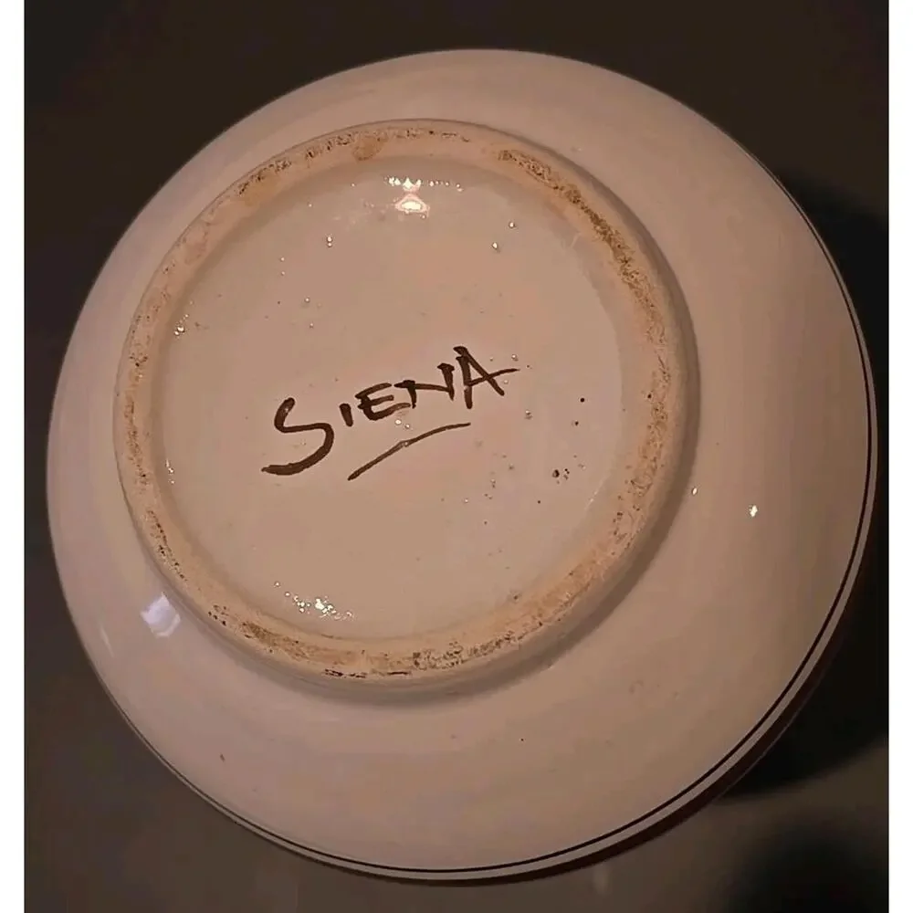 Siena Italy Deer Stag Small 6" Pottery Pitcher Creamer - Picture 2 of 5